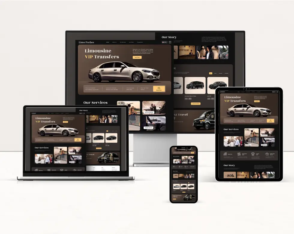 Limo website design